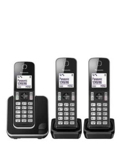 Panasonic Kx-Tgd313Eb Digital Cordless Telephone (3 Handsets) Panasonic Kx-Tgd313Eb Digital Cordless Telephone (3 Handsets)